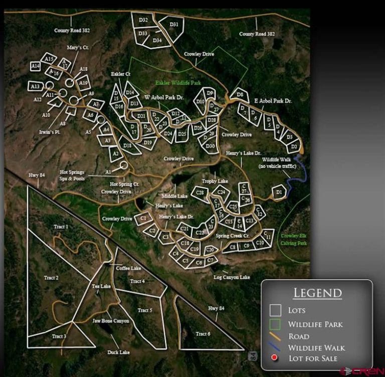 257 E Arbol Park Dr, Chromo, Colorado - Plat Map