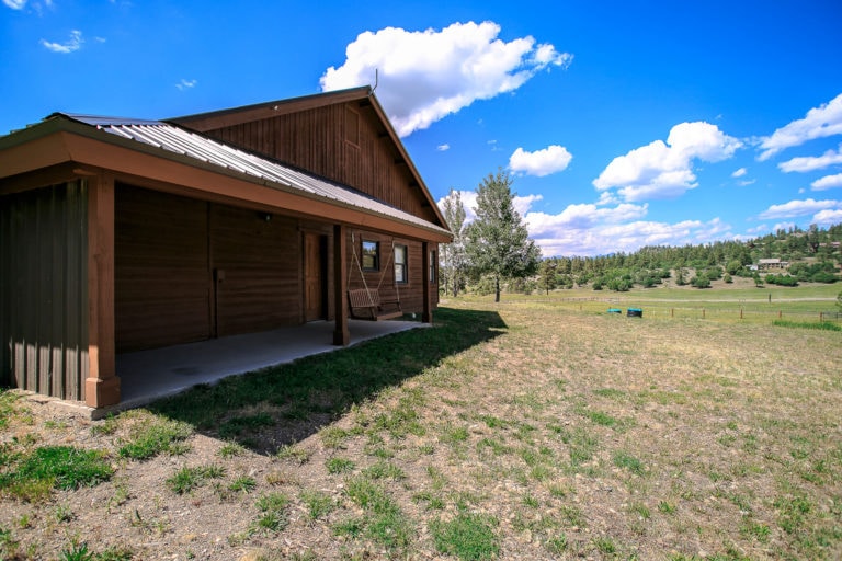 1129 Hersch Ave, Pagosa Springs, Colorado - Back of the House