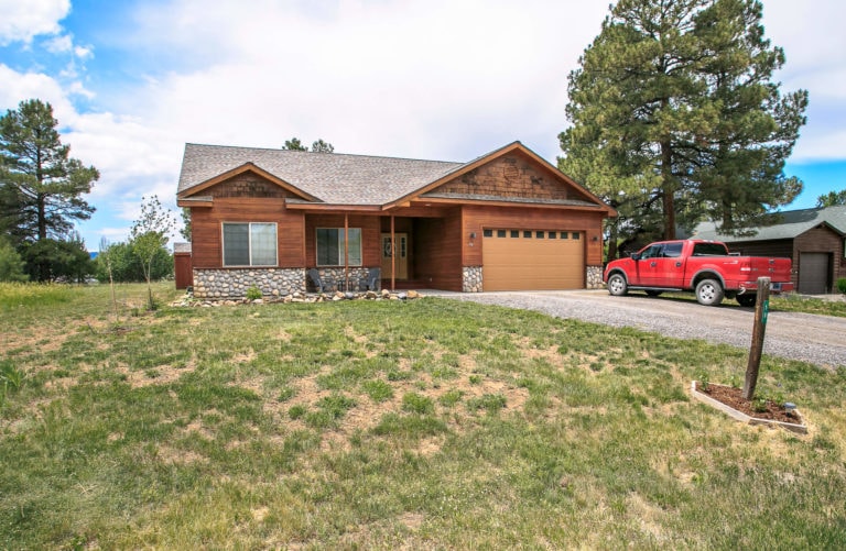 50 Woodsman Drive, Pagosa Springs, Colorado - Front of the House