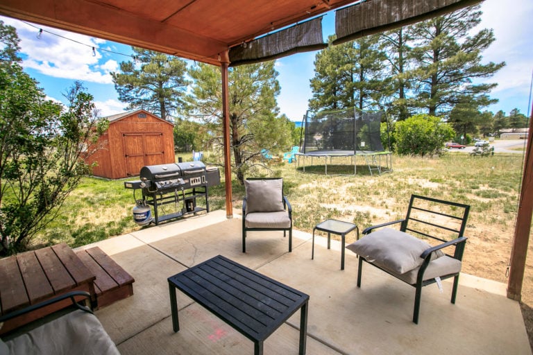 50 Woodsman Drive, Pagosa Springs, Colorado - Back Porch