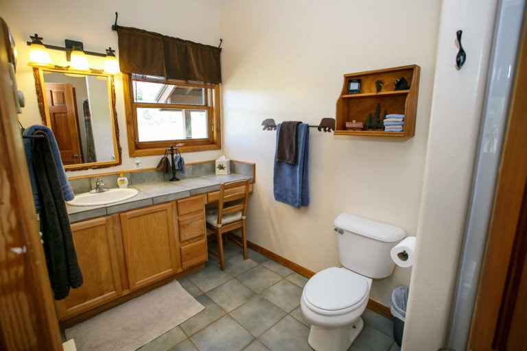 1129 Hersch Ave, Pagosa Springs, Colorado - Guest House: Bathroom